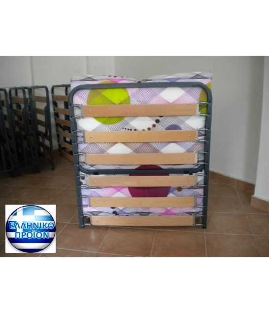 SUPLEMENTARY BED "WOODEN SUBMATRESS" + FOAM MATRESS 0.80mX1.80m