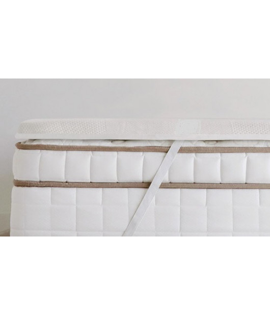 MATTRESS TOPPER "FOAM 3cm thick + POLYESTER LAYER 1cm" for MATTRESS WIDTH 0.90m (Single)