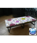 SUPLEMENTARY BED "GRID" + FOAM MATRESS 0.80mX1.80m