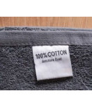 TOWEL POOL/BEACH "CHLORINE RESISTANT" 80cmX160cm 450gm/m2 GREY 
