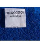 TOWEL POOL/BEACH "CHLORINE RESISTANT" 80cmX160cm 450gm/m2 BLUE